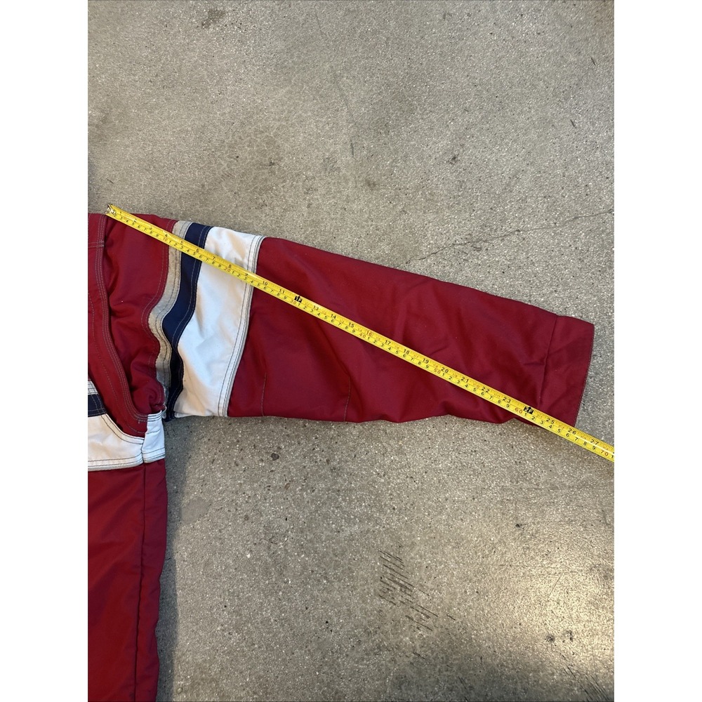 PHENIX Jacket Overalls Set Diaplex Waterproof Technology Size‎ M Red/White Heavy - Picture 15 of 16